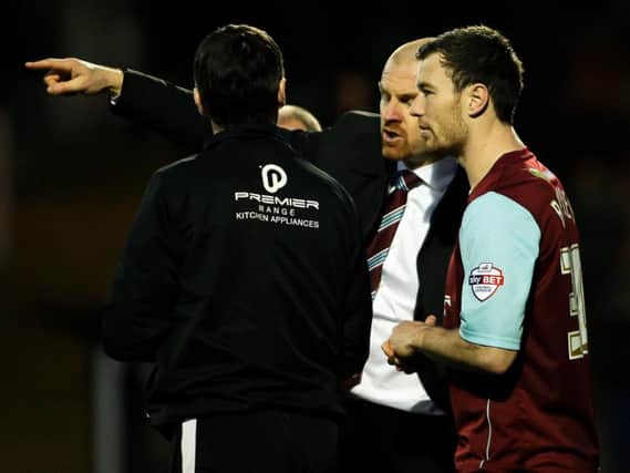 Ashley Barnes comes on for his debut at Yeovil