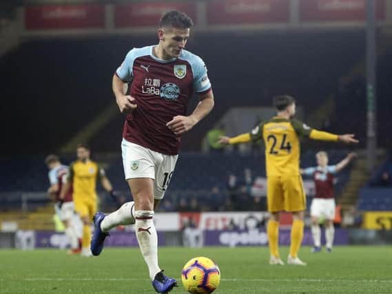 Midfielder Ashley Westwood was Burnley's man of the match in the victory over Fulham at Turf Moor.