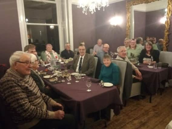 The Friends of the Weavers' Triangle enjoy their annual meal at Rosehill House Hotel in Burnley.