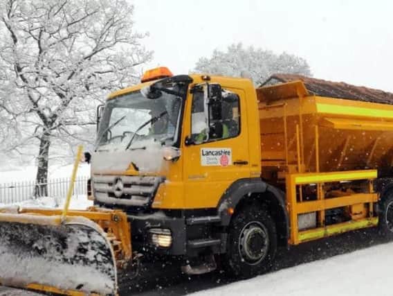 Gritters are out in Burnley early