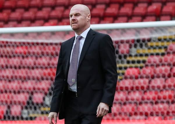 Burnley's manager Sean Dyche

Photographer Andrew Kearns/CameraSport

The Premier League - Watford v Burnley - Saturday 19 January 2019 - Vicarage Road - Watford

World Copyright Â© 2019 CameraSport. All rights reserved. 43 Linden Ave. Countesthorpe. Leicester. England. LE8 5PG - Tel: +44 (0) 116 277 4147 - admin@camerasport.com - www.camerasport.com