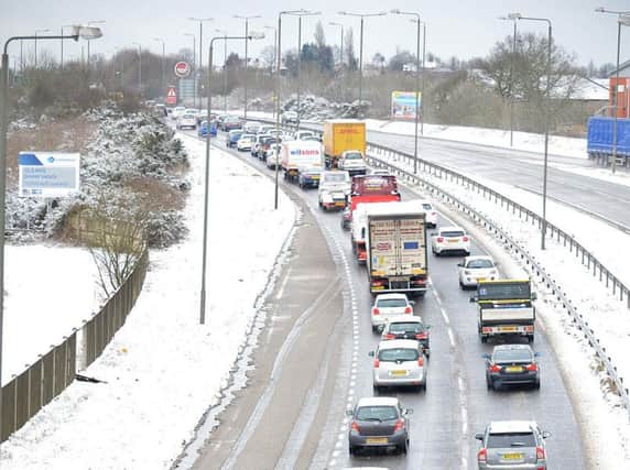 Drivers have been issued with some top tips for keeping safe on the road as snow and icy conditions hit East Lancashire.