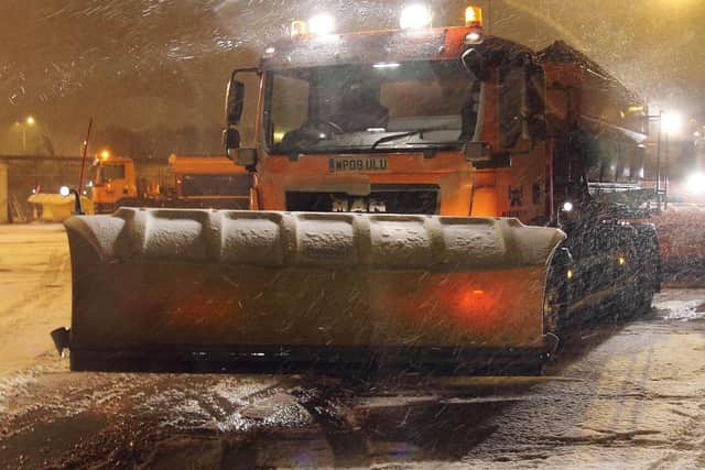 Lancashire County Council has a fleet of 45 frontline gritters