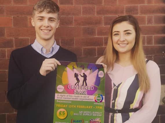 Luke Pollard and Jaimie-Lea Bell hope their music night will raise awareness of mental health services offered to people who may be struggling to cope.