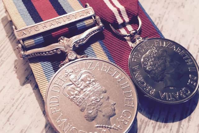 Have you seen these medals that were stolen from the home of former serving soldier Adam Bancroft? The one on the left is an Operational Service Medal presented by Prince Harry and the second one is the Queen's Jubilee Medal for long service.