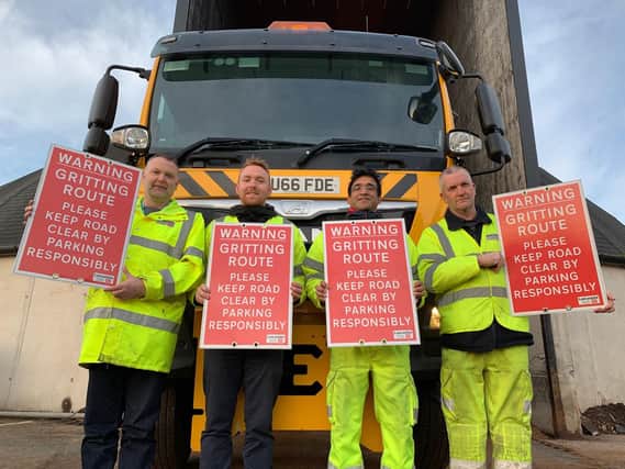 Gritters will be out and about