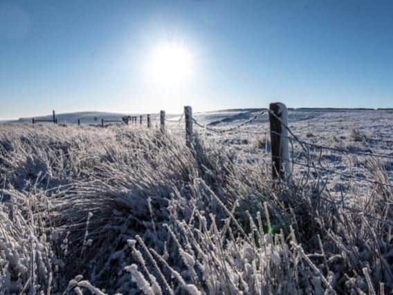The glorious snow covered Burnley countryside: Photo: @burnley.co.uk