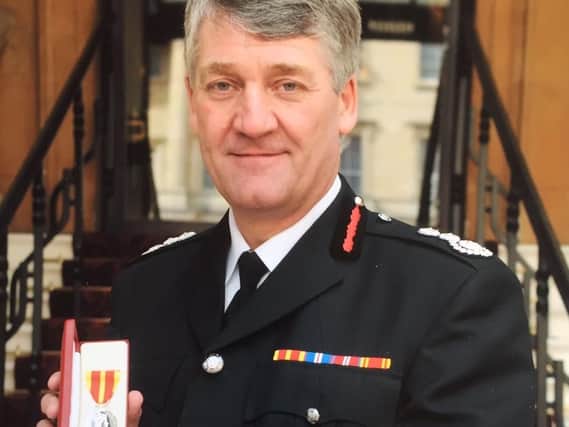 Lancashire's Chief Fire Officer Chris Kenny
