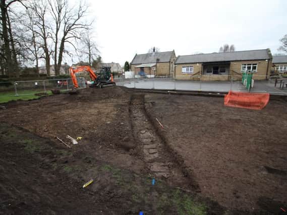 The multi-use games area for the local community is being built in an area close to Whalley Abbey and Whalley CE Primary School.