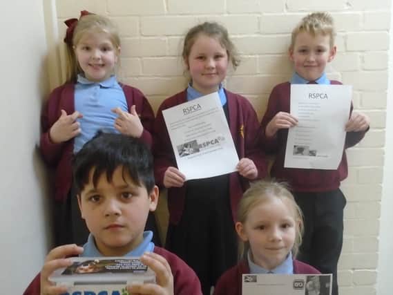 Year four students at Holy Trinity Primary School are raising money for the RSPCA