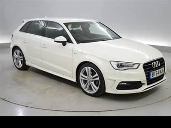 The white Audi pictured is similar to the one stolen overnight in Padiham