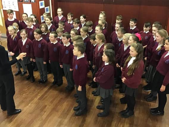 The St Leonard's School choir