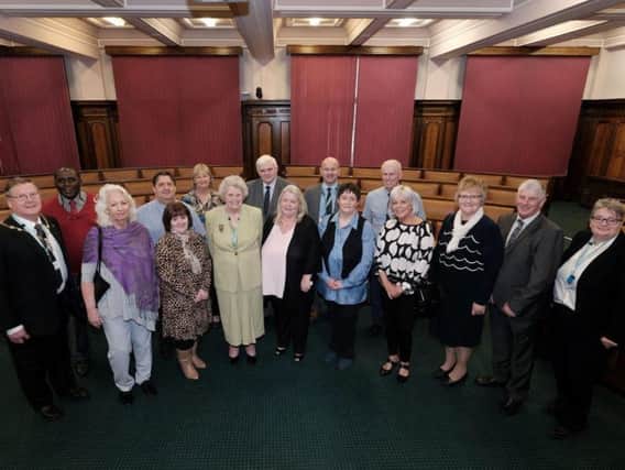 Lancashire foster carers who have looked after children for many years have been honoured with a lunch at County Hall