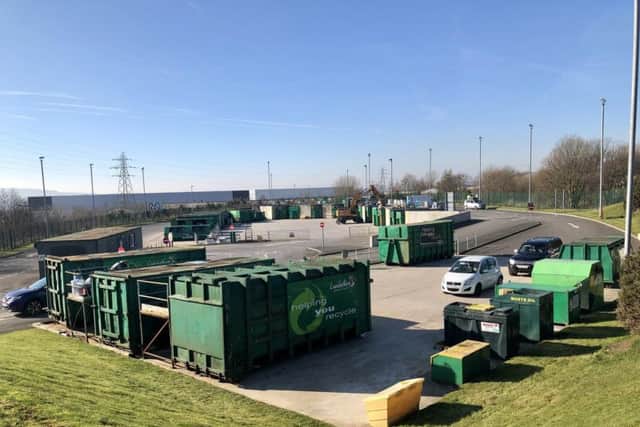 Burnley's household waste recycling centre