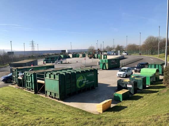 Burnley's household waste recycling centre