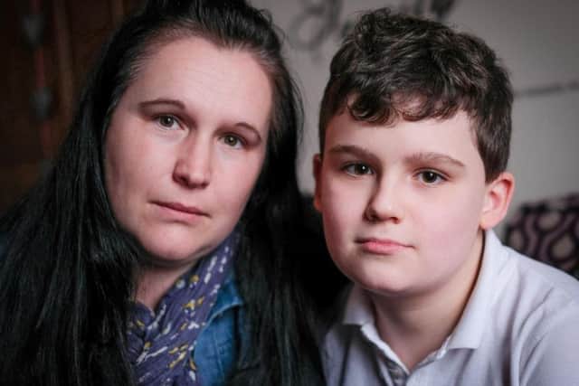 Rebecca Robinson's son Denny must travel to Rawtenstall everyday because schools in the Burnley and Pendle area don't offer the right level of support for his ADHD (s)