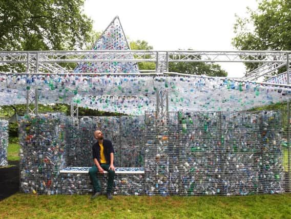 Nick Wood with Space of Waste at London Zoo last year. (s)