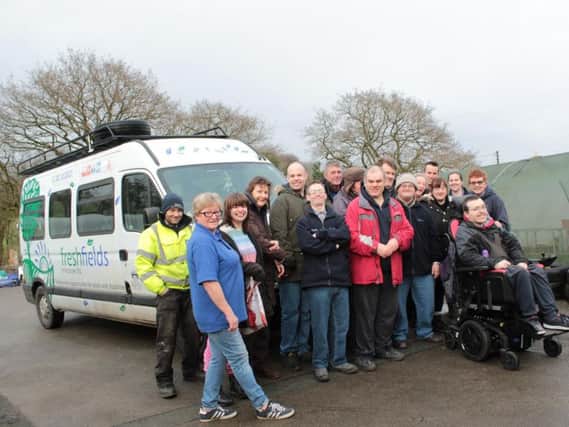 Staff and service users of charity Freshfields are on a mission to buy a new minibus.