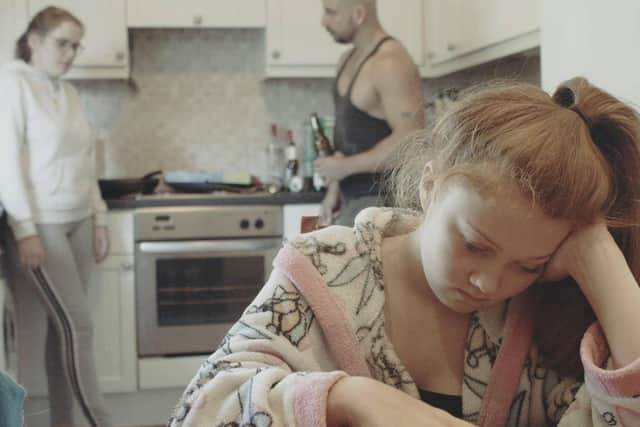 A still from the film Vacant, showing some of the experiences of children growing up in care. (s)