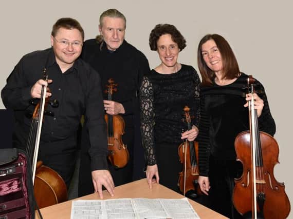 Clitheroe Concerts Society welcome back Stonebridge String Quartet who treated audiences to music by Haydn, Shostakovich and Tchaikovsky. (s)