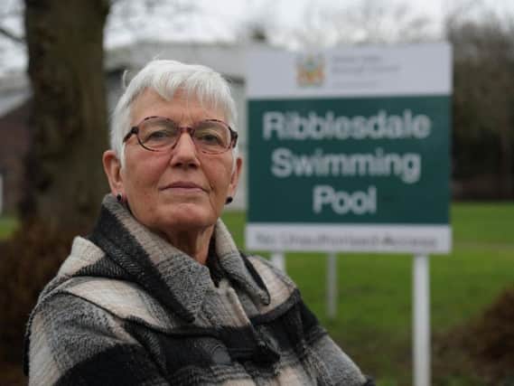 Retired Clitheroe woman, Colette Ellis-Dears (65)saidmore than half of over 60s have stopped using the pool because they fear fast swimmers couldknock and injure them. (s)