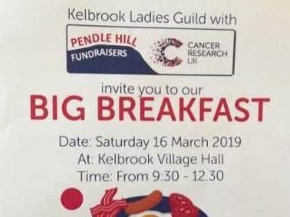 You could tuck into a hearty breakfast and raise money for a good cause at the same time next weekend.