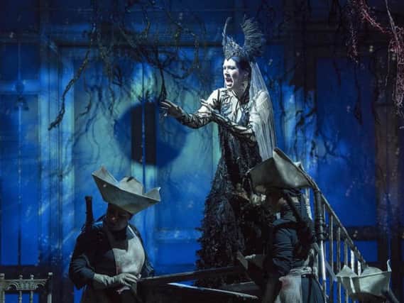 Samantha Hay as Queen of the Night in Opera North's The Magic Flute at The Lowry. Picture by Alastair Muir. (s)