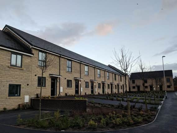Homes on the former Perseverance Mill site, Padiham
