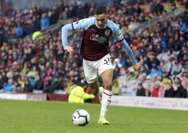 Burnley's Dwight McNeilPhotographer Rich Linley/CameraSportThe Premier League - Burnley v Leicester City - Saturday 16th March 2019 - Turf Moor - BurnleyWorld Copyright © 2019 CameraSport. All rights reserved. 43 Linden Ave. Countesthorpe. Leicester. England. LE8 5PG - Tel: +44 (0) 116 277 4147 - admin@camerasport.com - www.camerasport.com