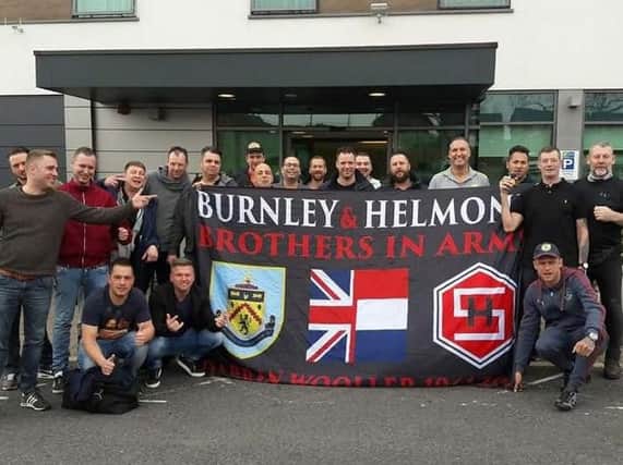 Burnley and Helmond Sport fans.