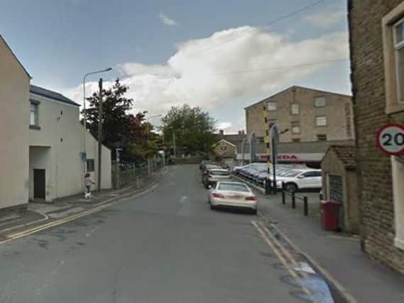 Greenacre Street in Clitheroe where the alleged assault took place.