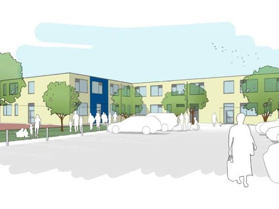 An artist's impression of The Heights, the new school that is being built in Burnley this year at a cost of 5.4M.