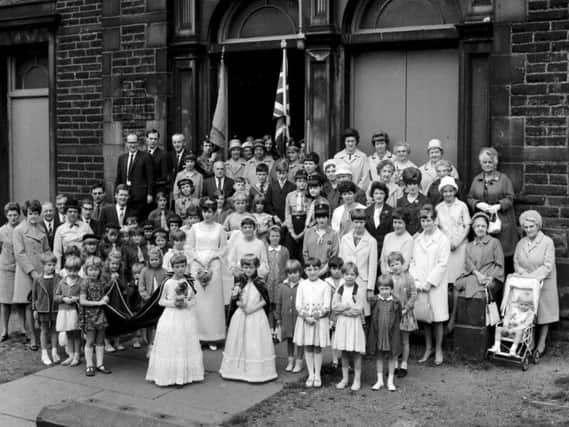 A photograph taken from the Burnley Civic Trust image website. Stoneyholme Methodist Church hosts it finals service in 1967.