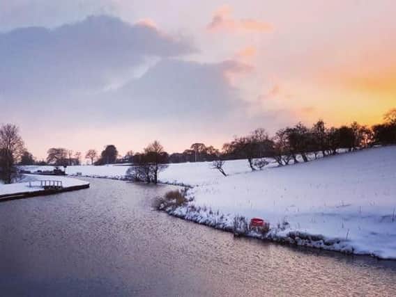 The winning photograph of the Leeds and Liverpool Canal by Graham Denney