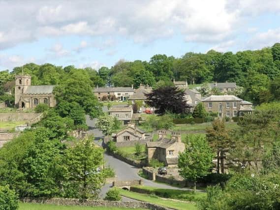 The Ribble Valley with its many villages, including Downham which is pictured here, has been named one of the happiest places to live in England.