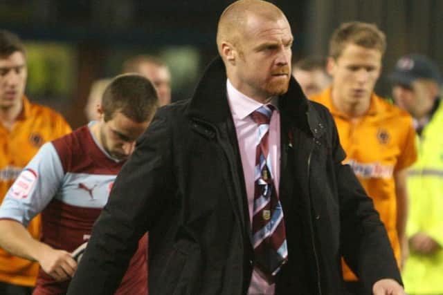 Sean Dyche following his first game in charge, a victory over Wolves