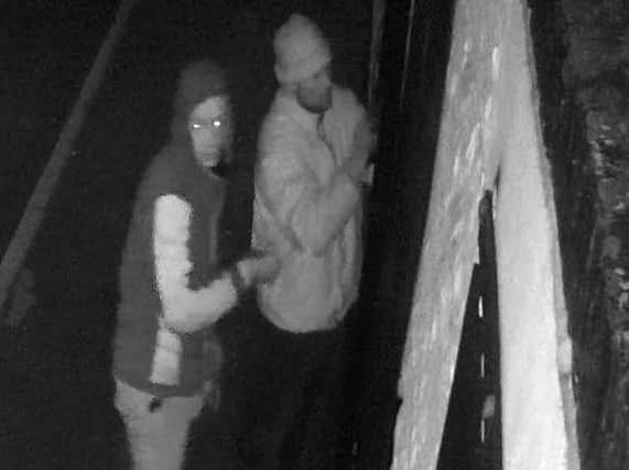 Police release CCTV images of the two men