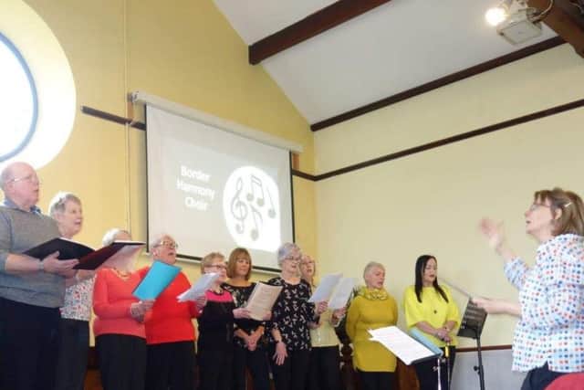 The Border Harmony choir entertain visitors to Mount Zion's celebration weekend to mark its 200th anniversary.
