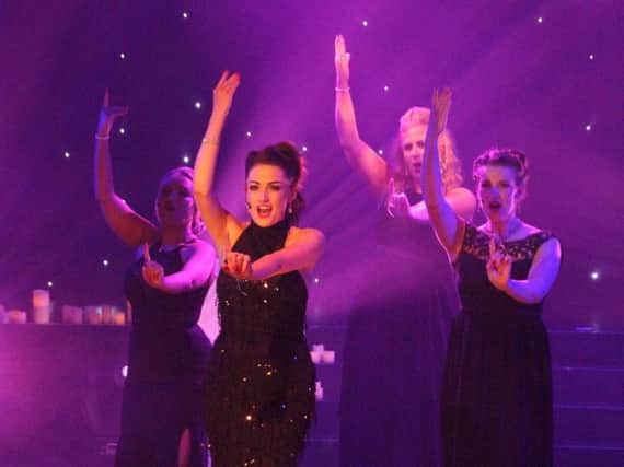 Jenny Gill leads a fabulous rendition of One Night Only from Dream Girls in Burnley Light Opera Society's A Night at the Musicals. Photo credit: Peter Woodhead. (s)