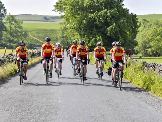 Riders from the Clitheroe Clarion Cycling Club. (s)