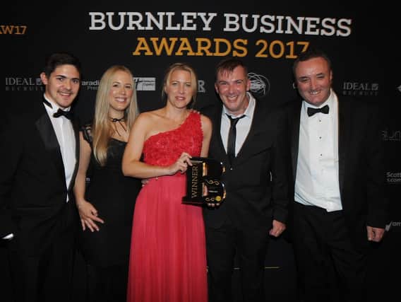 Winners of the Employer of the Year Award at the Burnley Business Awards in 2017 - VEKA