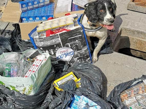 The illicit cigarettes and tobacco, believed to be worth around 12,000, were confiscated from shops in Preston and Burnley.