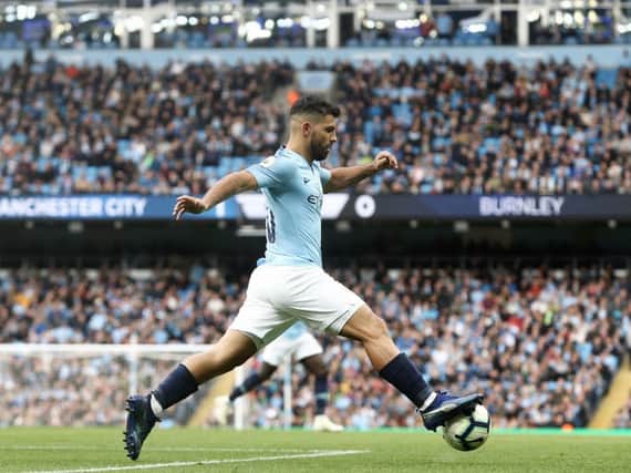 Sergio Aguero was the match-winner for Manchester City against Burnley