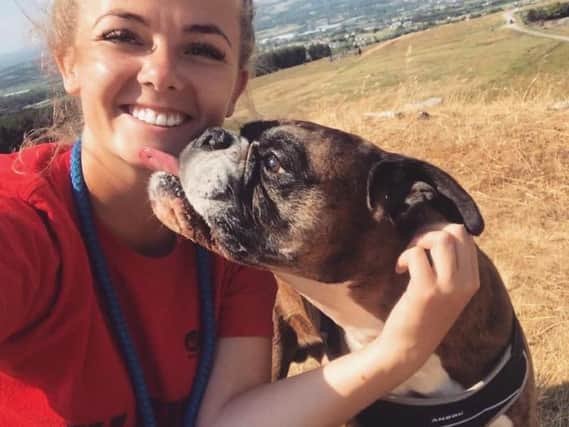 Dog walker Becky Blackett has extended her business to now include taking people's pets to their weddings.
