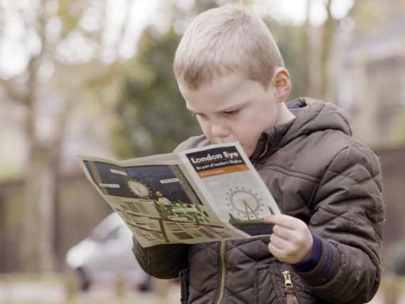 Kieran does a bit of map reading in ITVs Planet Child