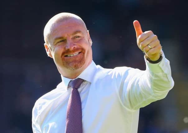 Burnley manager Sean Dyche applauds fans after the game

Photographer Alex Dodd/CameraSport

The Premier League - Burnley v Arsenal - Sunday 12th May 2019 - Turf Moor - Burnley

World Copyright © 2019 CameraSport. All rights reserved. 43 Linden Ave. Countesthorpe. Leicester. England. LE8 5PG - Tel: +44 (0) 116 277 4147 - admin@camerasport.com - www.camerasport.com