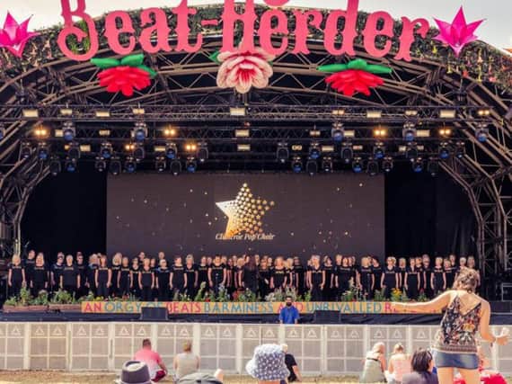 The Clitheroe Pop Choir will be giving its biggest performance of the year at this summers Beat-Herder festival in the Ribble Valley. (s)