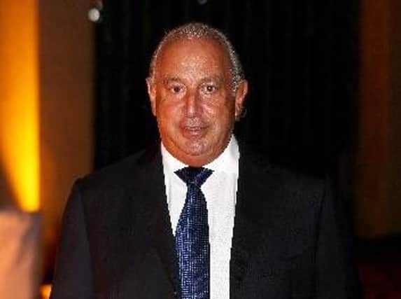 Topshop tycoon Sir Philip Green plans to close the stores as part of a rescue plan to save his business, which will put520 jobs under threat. Photo by Chris Jackson/Getty Images. (s)