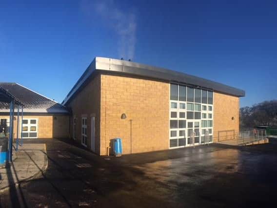 The brand new school extension