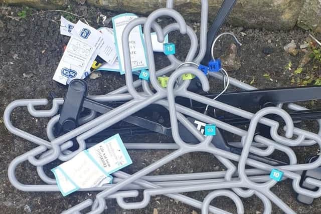 The discarded hangers